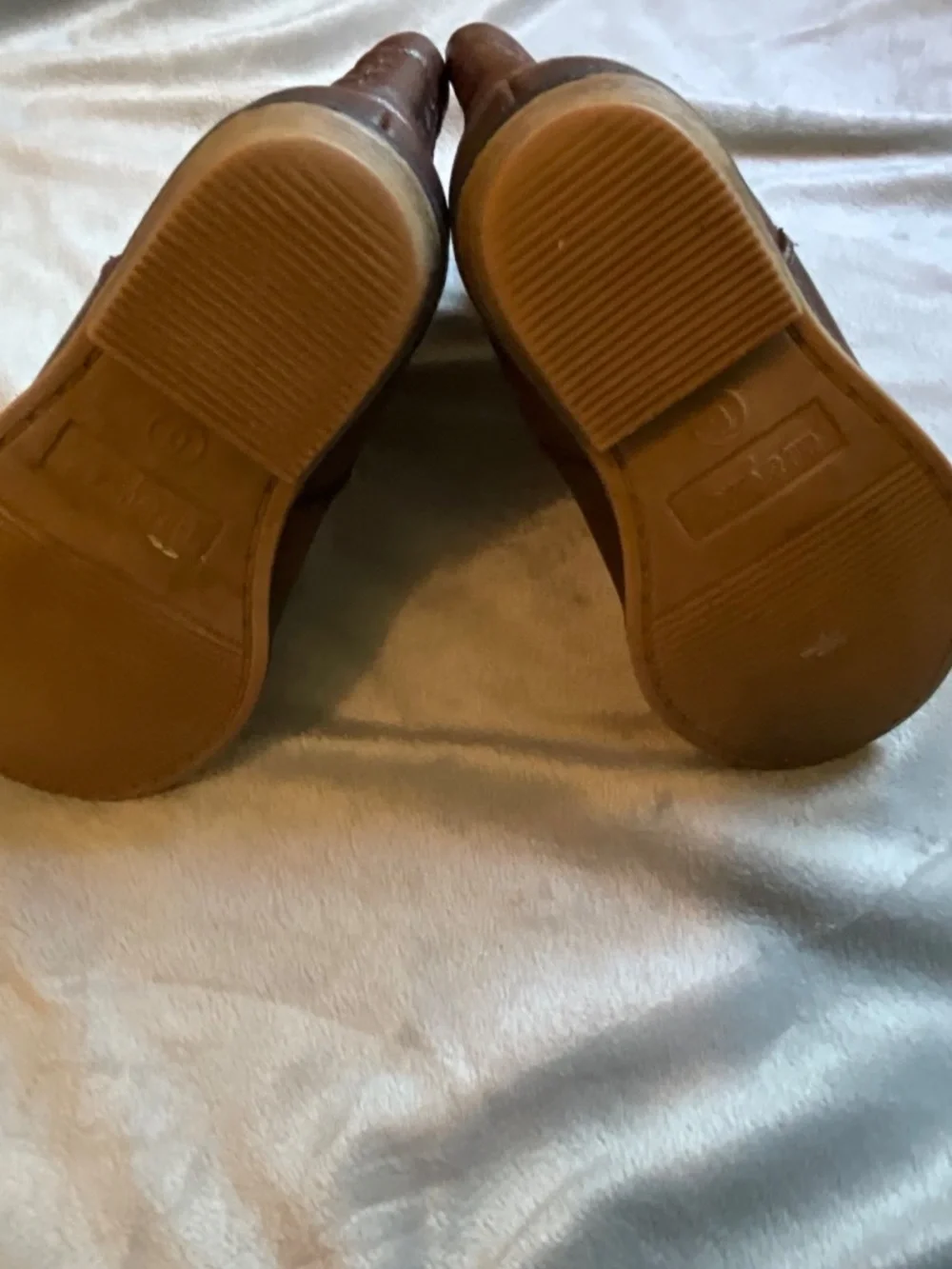 Girls Cowgirl Boots Brown Size 6
